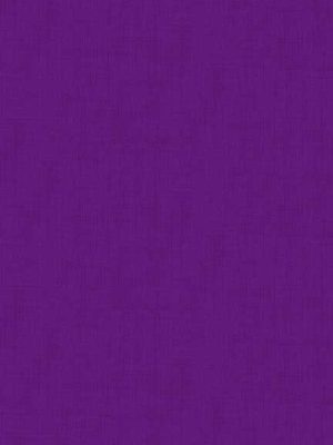 Makower Linen Texture - Pansy