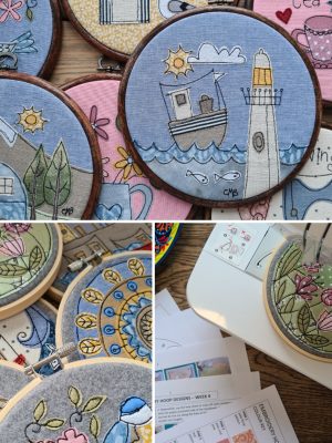 Freemotion Embroidery Hoop Art