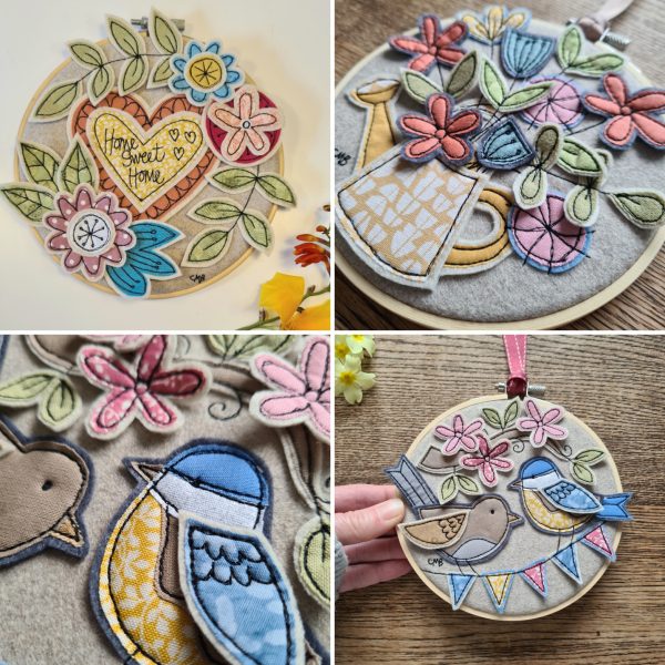 3 Dimensional Appliqué & Embroidery Hoop with Caroline Michelle - New Date